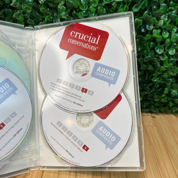 Crucial Conversations CD Audiobook Audio Companion Vital Smarts 6 CD Set - Picture 6 of 7
